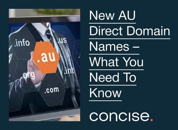 New AU Direct Domain Names – What You Need To Know