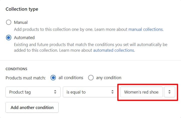 how to add collections on shopify
